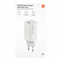   BLISZTERES Xiaomi BHR4499GL gyári hálózati fehér GaN töltőfej 5A 65W