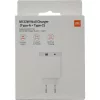 BLISZTERES Xiaomi BHR4996GL gyári hálózati fehér töltőfej 3A 33W