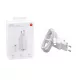 BLISZTERES Xiaomi BHR5515GL gyári hálózati fehér töltőfej Type-C - Type-C adatkábellel 5A 65W