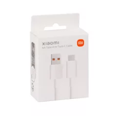   Bliszteres Xiaomi fehér gyári USB - Type-C gyorstöltő adatkábel 1m 6A (BHR6032GL)