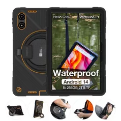   AGM PAD P2 Active 4G ütés- és vízálló 8+256GB IP68 Tablet, kártyafüggetlen, Dual Sim, fekete, 10.95 inch