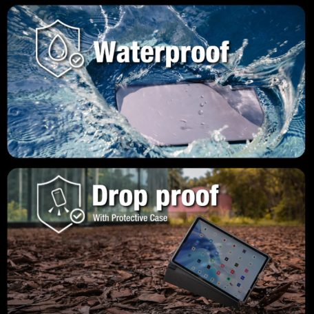 AGM PAD P1 Lite 4G ütés- és vízálló 4+128GB IP68 Tablet, kártyafüggetlen, Dual Sim, fekete, 10,36 inch