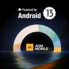 AGM PAD P1 Lite 4G ütés- és vízálló 4+128GB IP68 Tablet, kártyafüggetlen, Dual Sim, fekete, 10,36 inch