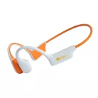 AGM Motion Buds 1 IP68 vízálló csontvezetéses sport bluetooth headset fehér narancssárga