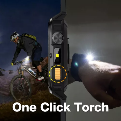 AGM Watch Legion 3 vízálló és strapabíró AMOLED okosóra, fekete