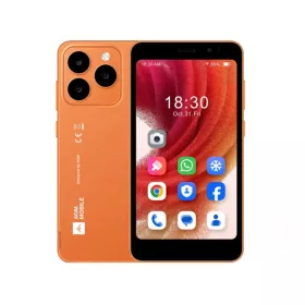   AGM Note N2 3/32GB érintős mobiltelefon, kártyafüggetlen, Dual Sim, narancssárga, 4.96 inch