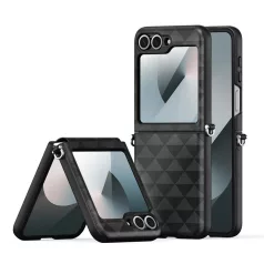   DUX DUCIS Fitt Samsung Galaxy Z Flip 7 FE / W25 Flip / Z Flip 6 hátlapvédő tok fekete