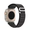 DUX DUCIS Apple Watch 42mm/ 44mm/ 45mm/ 49mm nejlon óraszíj fekete