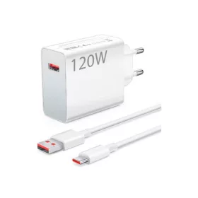   Bliszteres Xiaomi BHR9462EU MDY-14-EE HyperCharge Combo gyári hálózati töltőfej 6A 120W USB Type-C adatkábellel