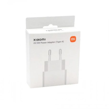 Bliszteres Xiaomi BHR7757EU MDY-11-EP gyári hálózati fehér USB-A gyors töltőfej 3A 22.5W