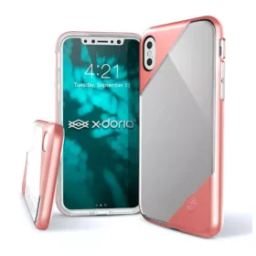   X-doria Revel Lux Apple iPhone 7 ütésálló, átlátszó - pink TPU tok