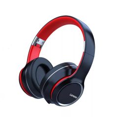   Bliszteres Lenovo HD200 sztereo bluetooth fejhallgató mikrofonnal fekete