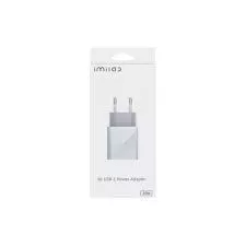 BLISZTERES Xiaomi IMILAB gyári hálózati fehér töltőfej Type-C - Type-C adatkábellel 5A 20W