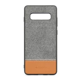   Meleovo Fabric szövetbevonatos prémium szürke hátlapvédő tok Samsung G975F Galaxy S10 Plus