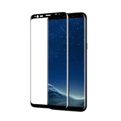   Meleovo Defense Glass Curved prémium fekete keretes 3D hajlított előlapi üvegfólia Samsung N960 Galaxy Note 9