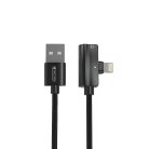 Jellico Apple USB - Lightning (8Pin) töltő és audio adatkábel 3.1A 1m