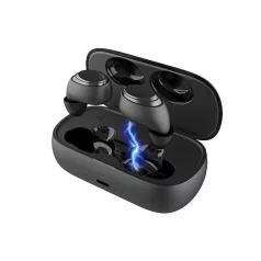   Jellico J19 TWS Bluetooth 5.0 sztereó sport headset beépített mikrofonnal fekete