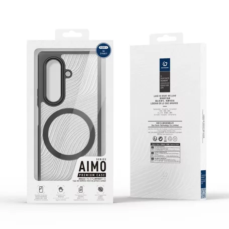DUX DUCIS Aimo MagSafe Samsung Galaxy Z Fold 7 hátlapvédő tok fekete