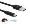 Choetech Ac0002 Usb-A - Type-C adatkábel, fekete, 1m