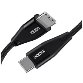   Choetech XCC-1003 fekete gyári Type-C - Type-C adatkábel 1.2m 3A