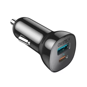 Choetech autós töltő USB Type C PD / USB QC3.0 3A 36W