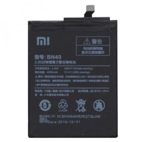 Xiaomi BN40 gyári akkumulátor 4100mAh (Redmi 4 Pro)