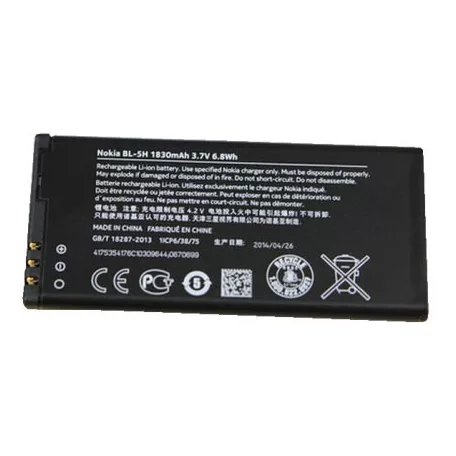 Nokia BL-5H (Lumia 630) gyári akkumulátor Li-Ion 1830mAh