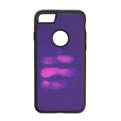   Forcell Thermo Samsung G955 Galaxy S8 Plus hőre változó hátlapvédő szilikon tok lila