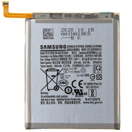 Samsung EB-BG781ABY gyári akkumulátor Li-Ion 4500mAh (G780 / G781 Galaxy S20 FE / A52s)