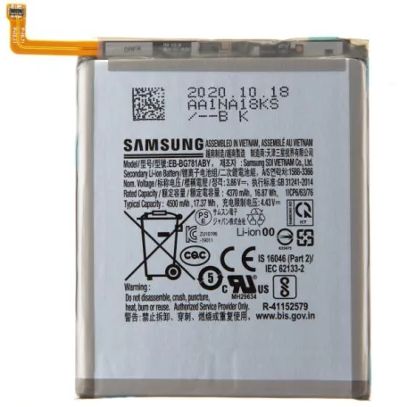 Samsung EB-BG781ABY gyári akkumulátor Li-Ion 4500mAh (G780 / G781 Galaxy S20 FE / A52s)