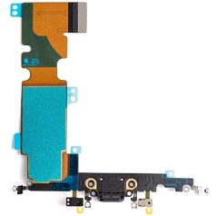   Apple iPhone 8 Plus (5.5) fekete töltőcsatlakozó szalagkábel mikrofonnal