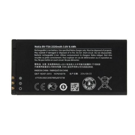 Microsoft BV-T5A gyári akkumulátor Li-Ion 2220mAh (Lumia 730, Lumia 735)
