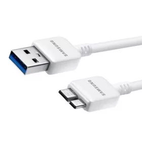   Samsung ET-DQ10Y0WE Galaxy Note 3, Galaxy S5 fehér gyári USB 3.0 adatkábel 1.0m