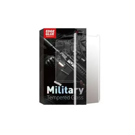 Editor Military Edge Glue Samsung N970 Galaxy Note 10 3D hajlított előlapi üvegfólia fekete