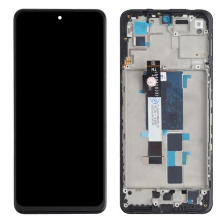 Xiaomi Redmi Note 10 Pro 5G fekete LCD kijelző érintővel és kerettel
