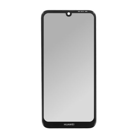 Huawei Y6S fekete LCD kijelző érintővel és kerettel