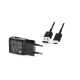 Csomagajánlat - Samsung EP-TA200EBE gyári hálózati fekete gyorstöltő 2A Quick Charge 3.0 15W EP-DW700CBE USB - Type-C adatkábellel 1.5m