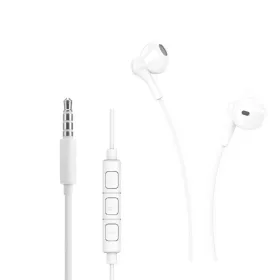   Utángyártott  fehér 3,5mm sztereo headset lejátszásvezérlő gombokkal