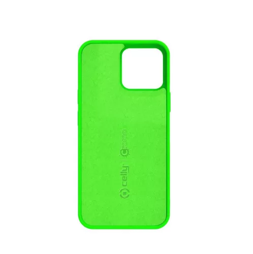 Celly Cromo Apple iPhone 13 (6.1) zöld puha tapintású szilikon tok