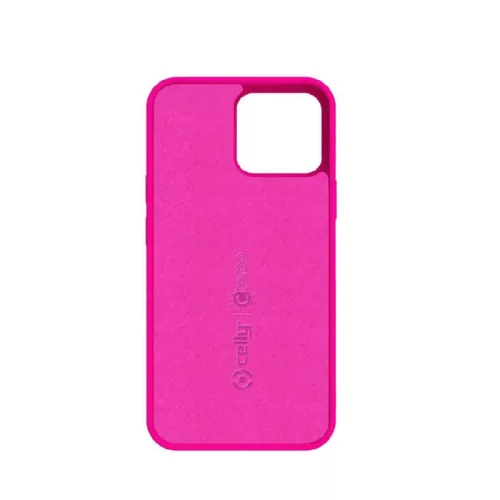 Celly Cromo Apple iPhone 13 (6.1) pink puha tapintású szilikon tok