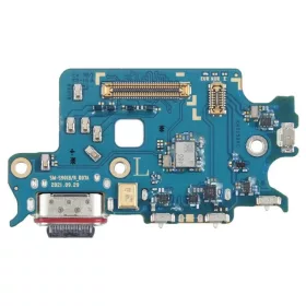   Samsung G990B Galaxy S21 FE (2022) fekete töltőcsatlakozó panel