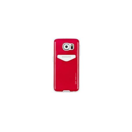 Mercury Slim Plus Apple iPhone 6/6S kártyatartós hátlapvédő piros