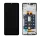 Samsung A076 Galaxy A07 5G fekete gyári LCD kijelző érintővel és kerettel (GH81-28713A)