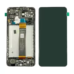   Samsung SM-S901 Galaxy S22 (2022) fekete gyári LCD kijelző érintővel és kerettel