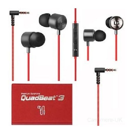 LG LE630 EAB63728202 QuadBeat 3 vezetékes gyári Stereo Headset fekete