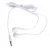 ZTE gyári sztereo headset fehér 3,5mm jack