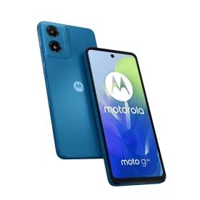   Motorola Moto G04 4/64 GB Dual SIM kártyafüggetlen érintős mobiltelefon, kék (Stain Blue), 6.56 inch