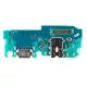 Samsung A125 Galaxy A12 gyári töltőcsatlakozó panel mikrofonnal (Type-C csatlakozó)