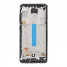   Samsung A526B Galaxy A52 5G fekete LCD kijelző érintővel és kerettel