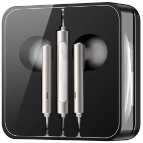   Dobozos utángyártott  fehér-arany 3,5mm sztereo headset hangerőszabályzó gombokkal